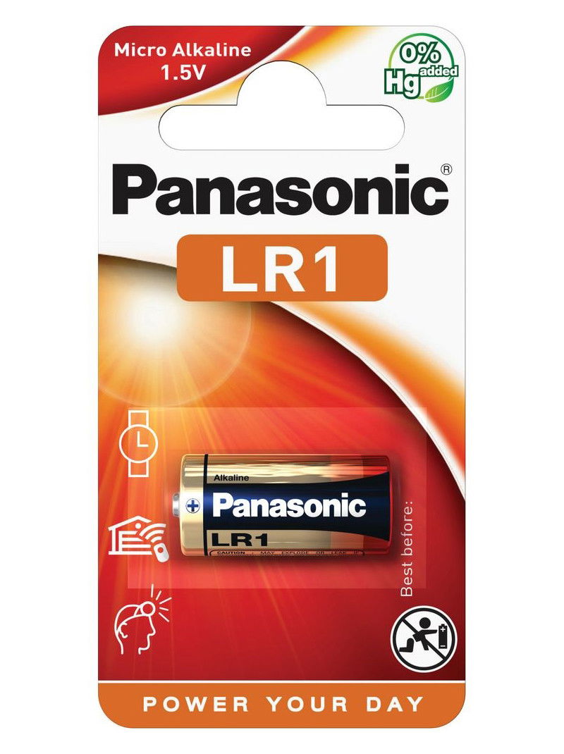 Panasonic LR1L/1BP alkáli tartós elem, 1 db/bliszter termék fő termékképe
