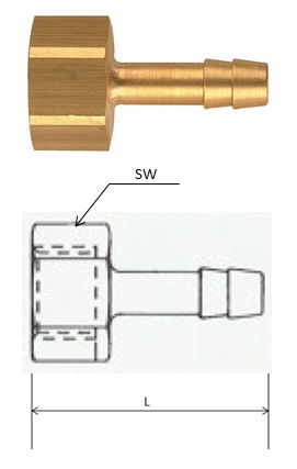 Rectus (GI 13/13) G 1/4, 13 mm csatlakozású belső menetes tömlővég termék fő termékképe